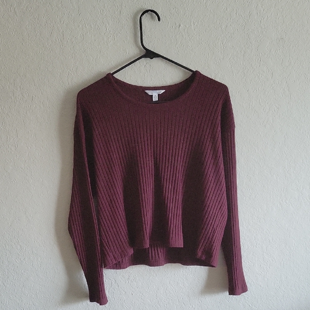 Maroon Oversized Sweater